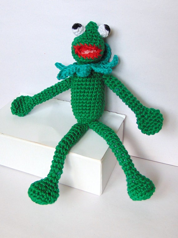 Kermit the Frog Amigurumi Crochet Pattern / PDF e-Book