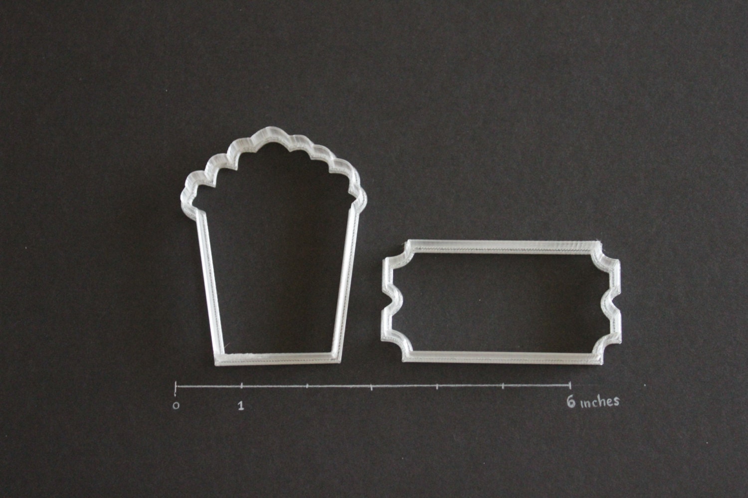 Set of 2 Movie Theme Cookie Cutters by CreativeCookieCutter
