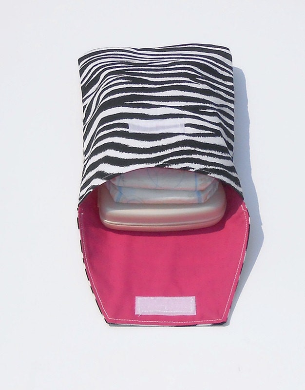 zebra fluffy bag