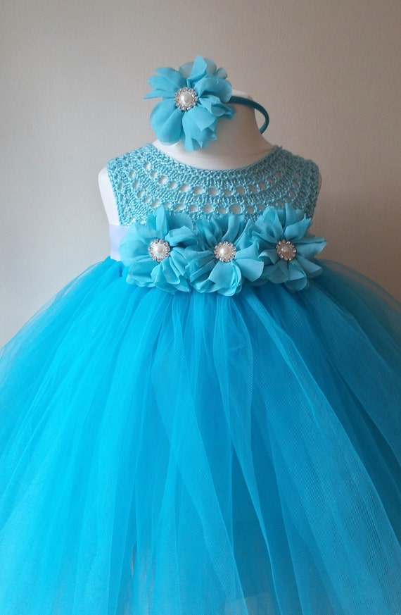 Frozen Tutu Princess Elsa Snow Princess by MimozaLuxuryHandKnit