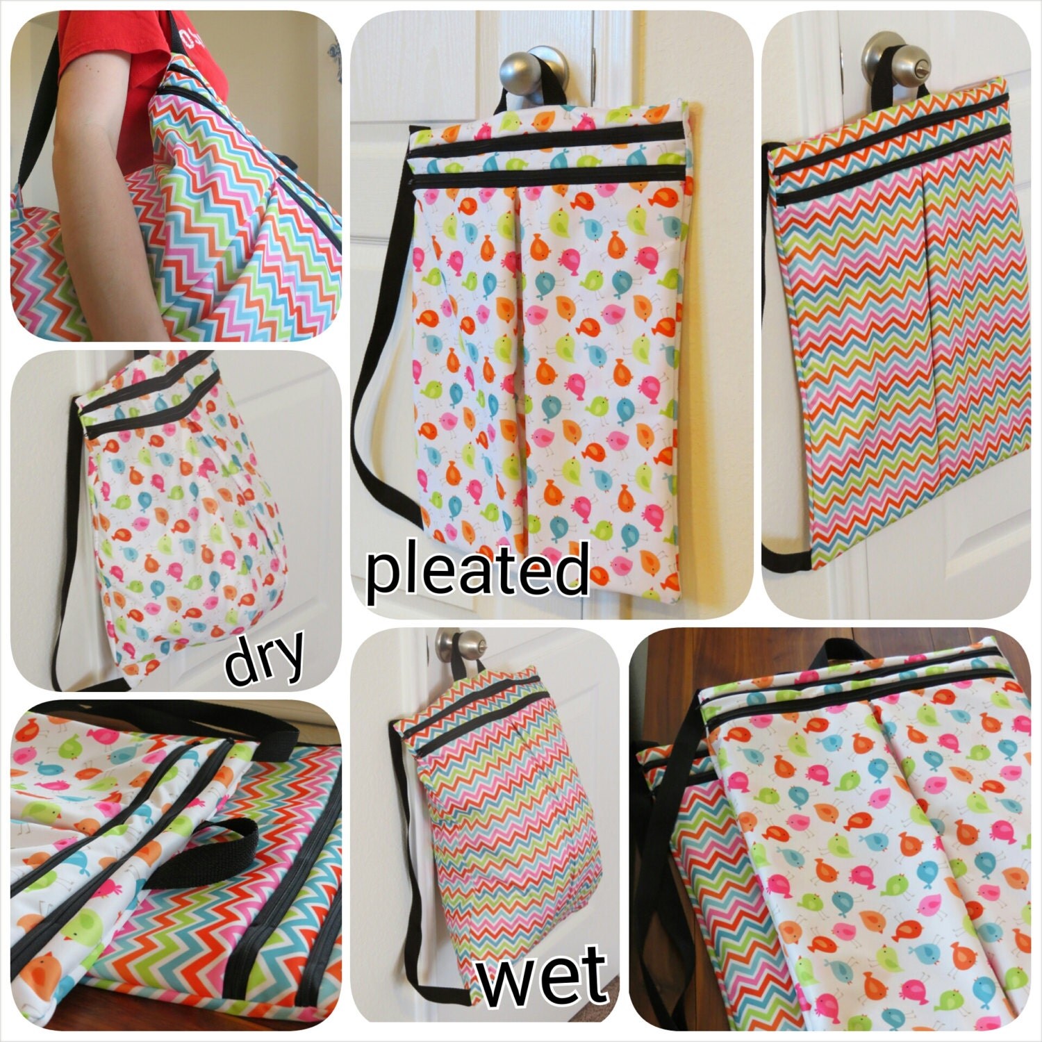 Wet Dry Bag 14x20 Large Wet/Dry Bag Daycare Wet Bag Large