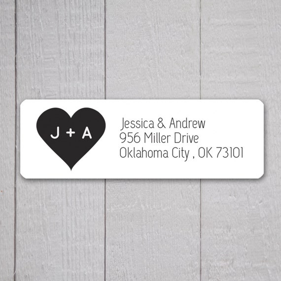 Return Address Label Etiquette Wedding Invitations 2