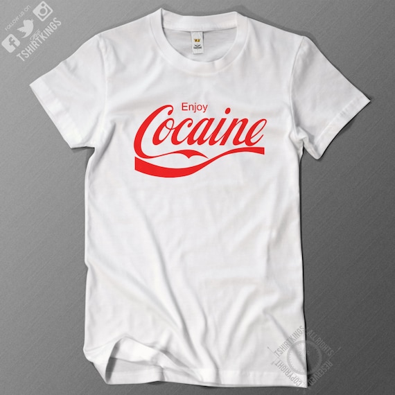 Enjoy Cocaine T Shirt Regular Fit