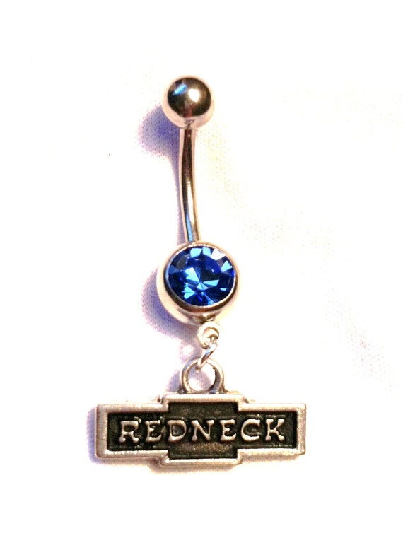 Redneck Navel Ring Chevy Navel Ring Teal Navel By Geturshineon 5092