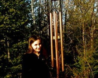 Architect's Bass Copper Wind Chimes. Designed to last a lifetime! Made in USA.