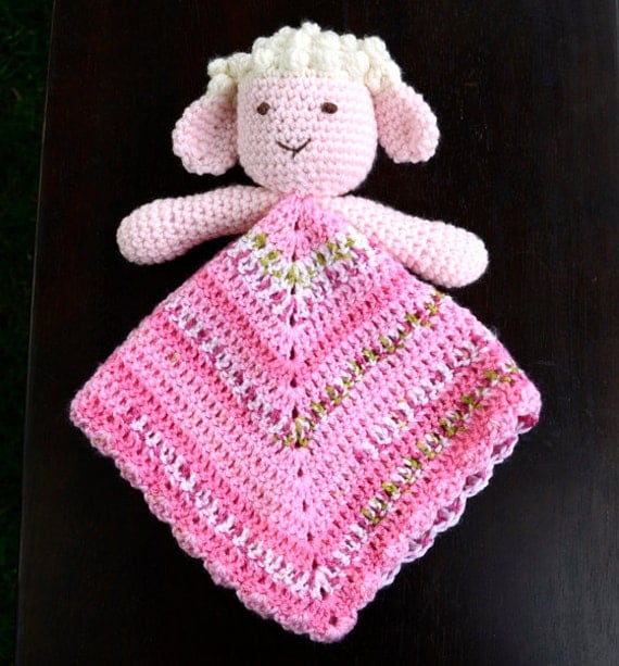 lamb lovey blanket