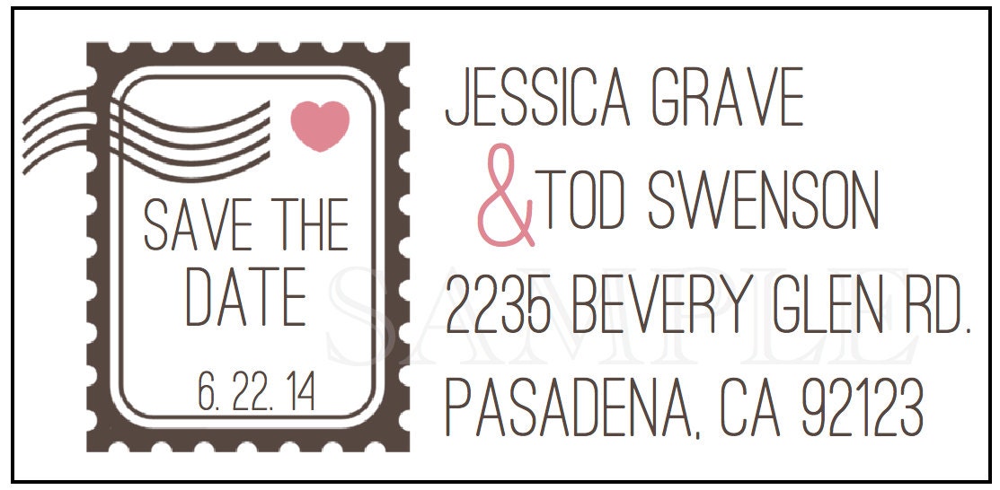 custom postage labels