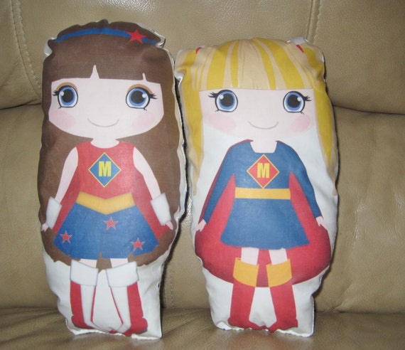 superhero stuffed dolls