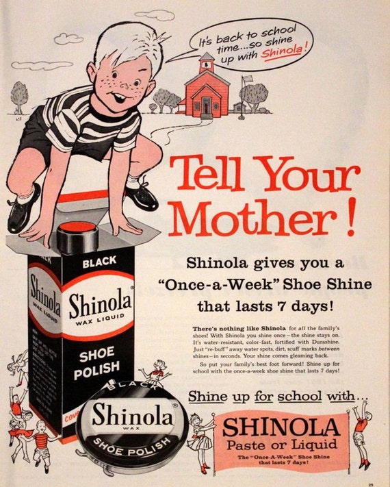 shinola on a shoe