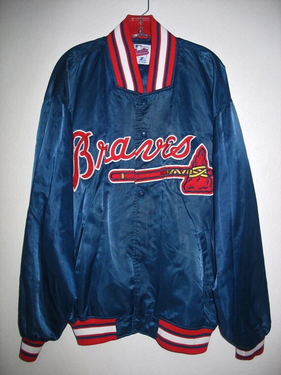 Vtg 80s Atlanta Braves Starter Baseball Jacket by JaybrrdsWhatnots