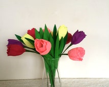 Beautiful Crepe Paper Tulips- Welcome the Spring with This Simple and ...