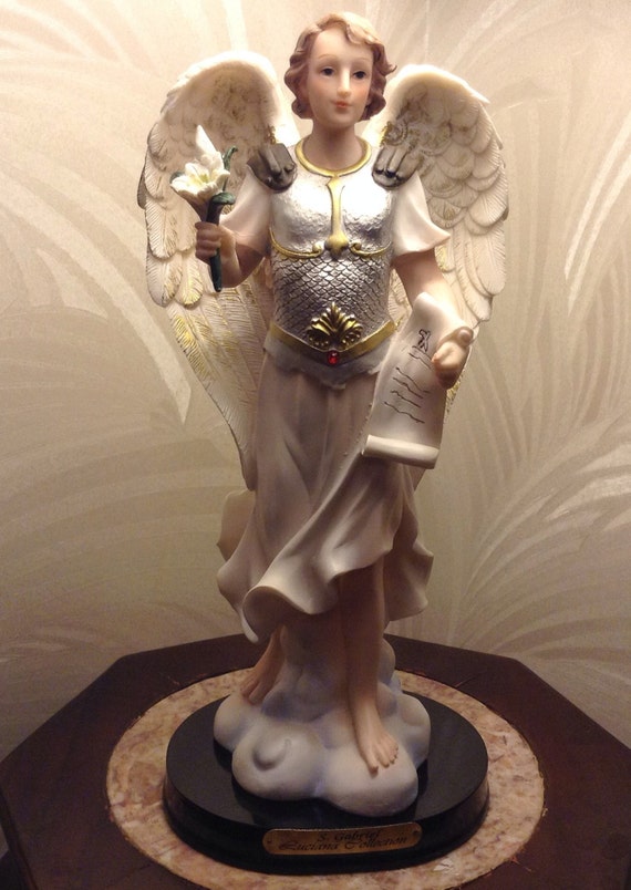 Saint Gabriel The Archangel 12 Inches Tall. Statue on
