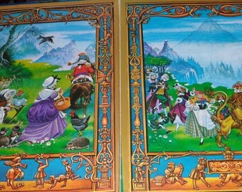 The Magic of Rhymes - A Collection of Nursey Rhymes Book - Eric & Lucy Kincaid - Vintage 1976 Printed in Hong Kong - For Crafting Upcycling