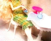 SALE~ OOAK Ever after high/Winx/Fairy tale high: Rich girl dress with thigh high socks.