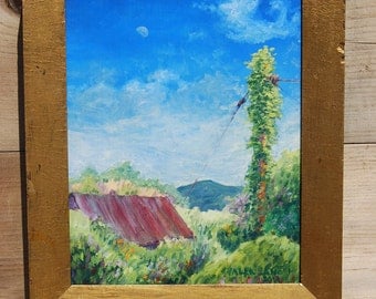 Oil Painting, Pennsylvania Landscape