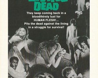 Night Of The Living Dead Rare Poster