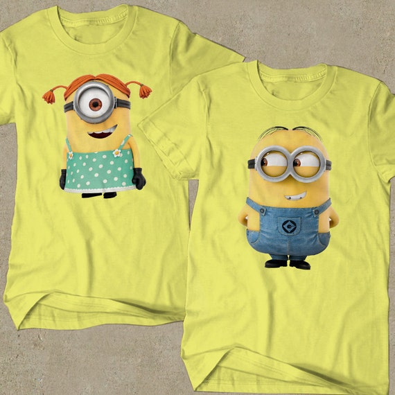 minion couple shirts