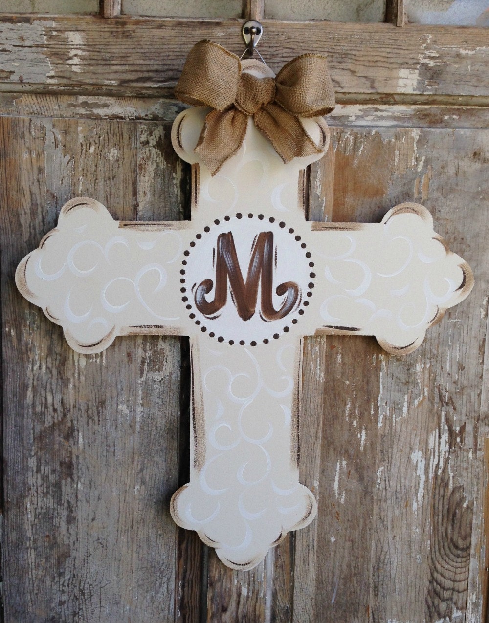 Easter Cross Door Decor Easter Seasonal Door Decor