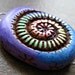 Rainbow Polymer Clay Ammonite Pendant - SueBeads - Ammonite Pendant