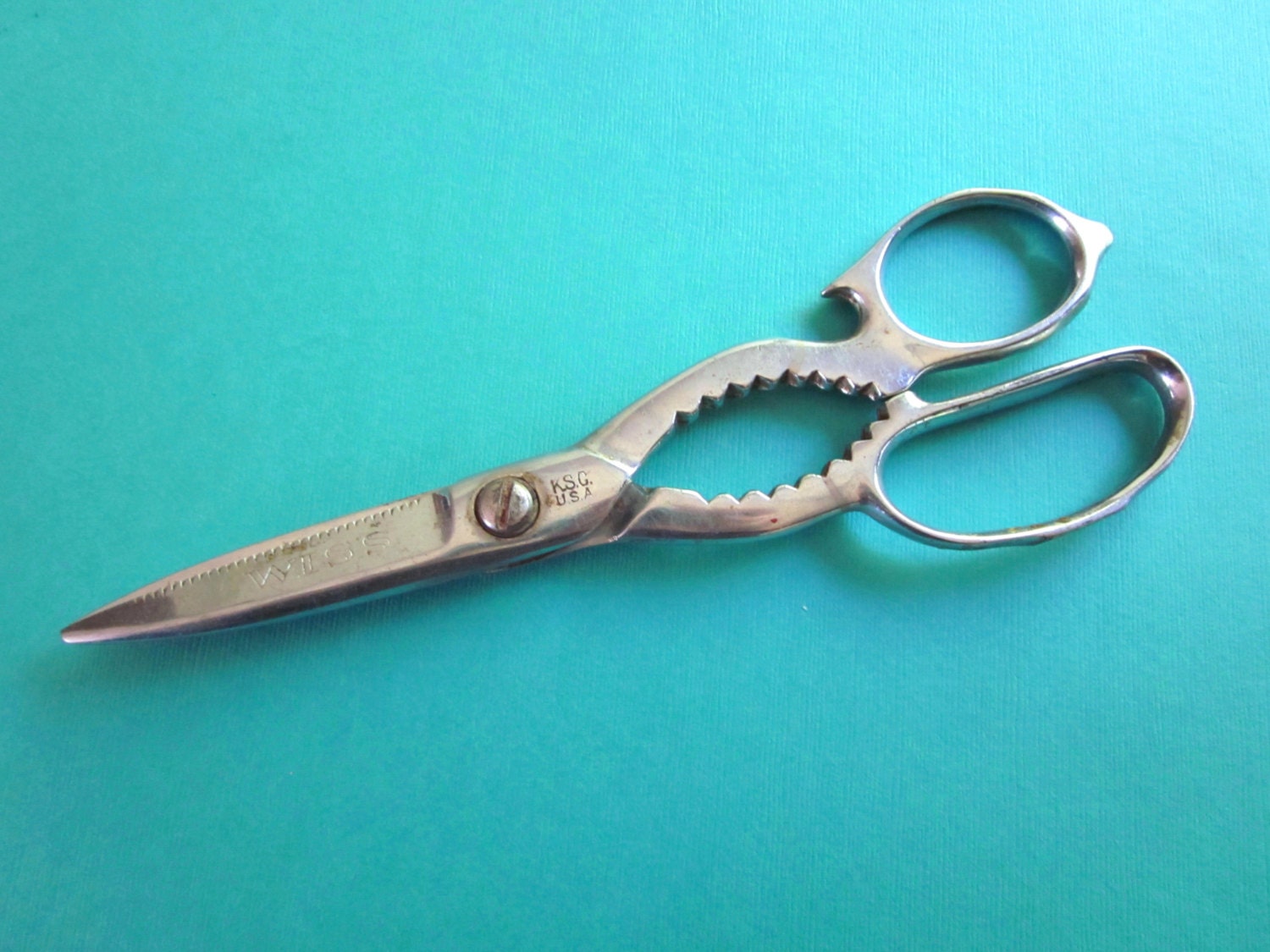 Vintage Wiss U.S.A. Kitchen / Utility Scissors by 5and10vintage