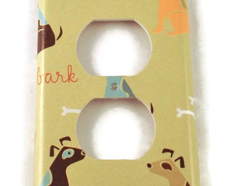 Switch Plate Outlet Light Switch Cover Wall Decor Light Switchplate in Good Dog (156O)