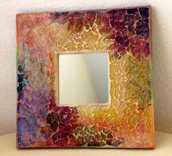 Tempered Glass Mosaic Mirror
