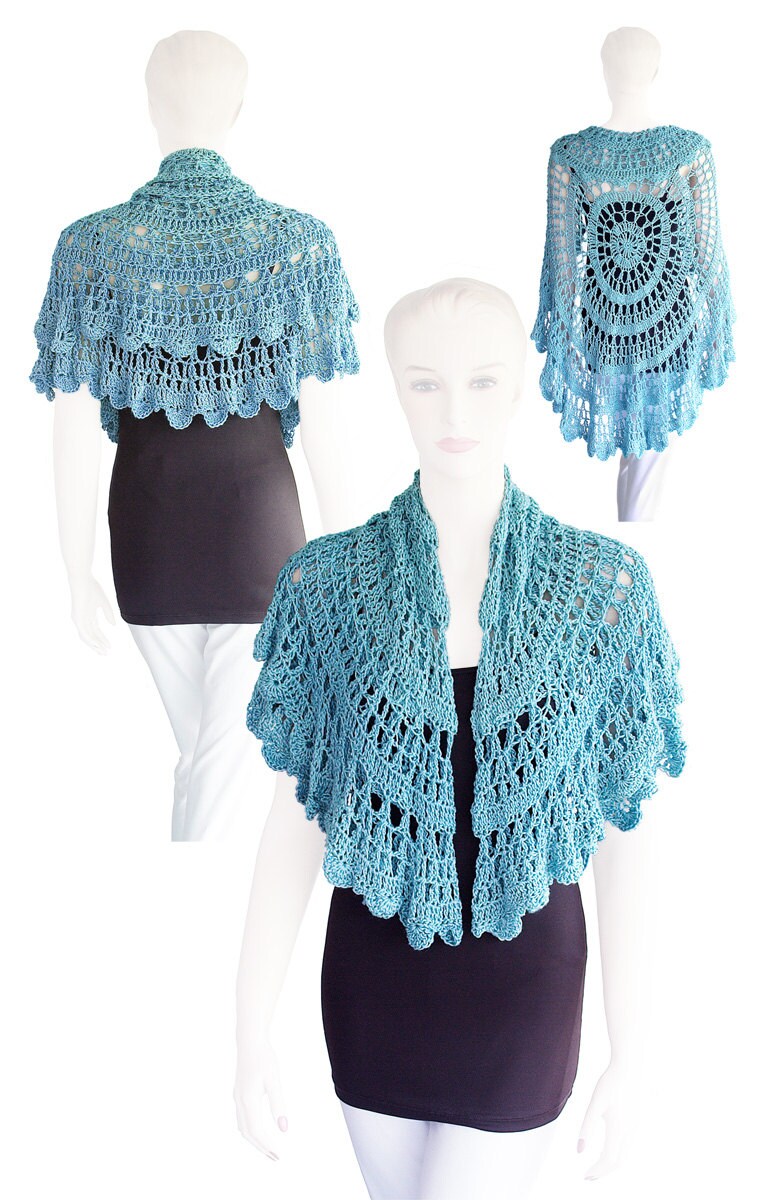 Babette Circle Shawl crochet pattern pdf download