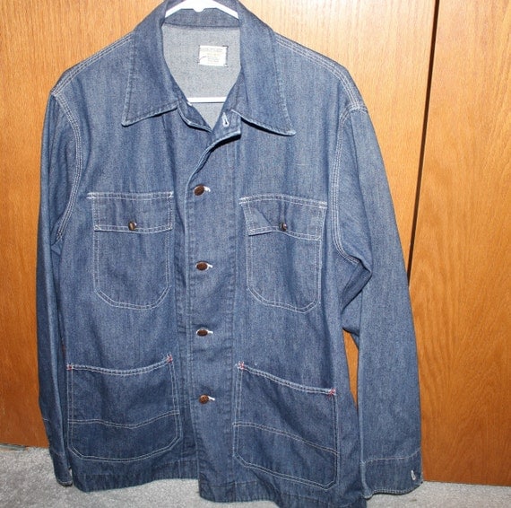 Vintage Big Mac Jean Jacket Shirt Denim JC Penney by That70sShoppe