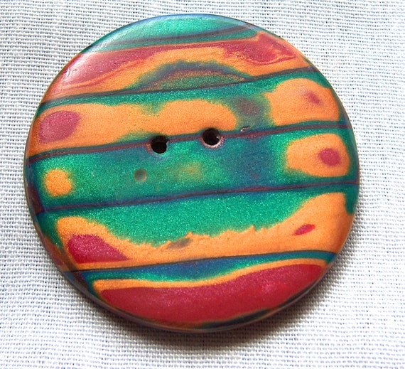 Extra Large Aurora Borealis Buttons Handcrafted No.178b