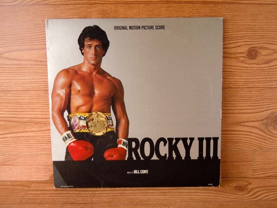 Rocky III Movie Vinyl LP Record Album Bill Conti by RecycledWares