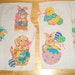 Easter Applique Fabric - Easter Bunnies Applique - Baby Chicks - Easter Eggs Appliques Apparel Appliques - Sewing Supply - Crafting Fabric