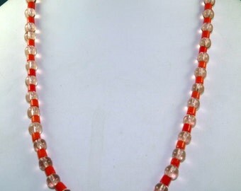 Vintage Mardi Gras Czech Glass Beads with TAG from New Orleans