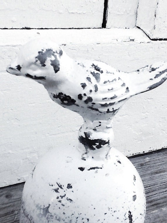 antique cast iron bird bell