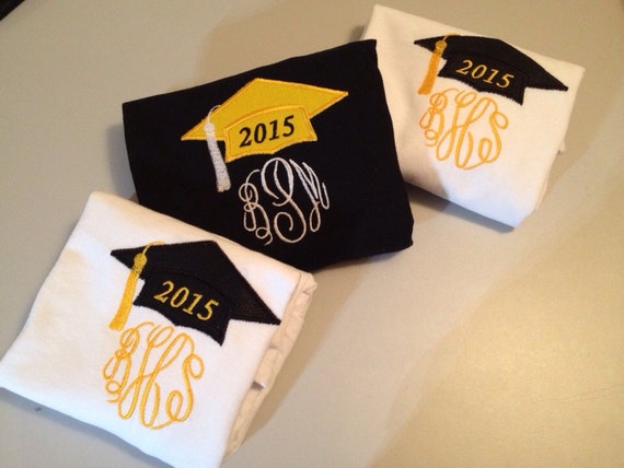 Great graduation gift 2015 senior shirt Cap Hat personalized monogram ...