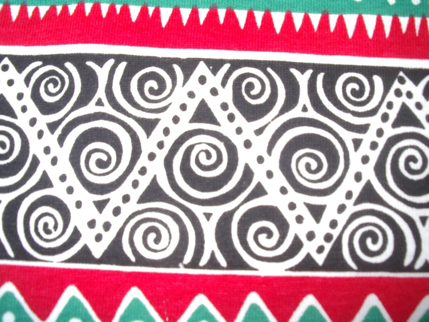 Knit Fabric Yardage New Zealand Maori Design 4 yards Brand
