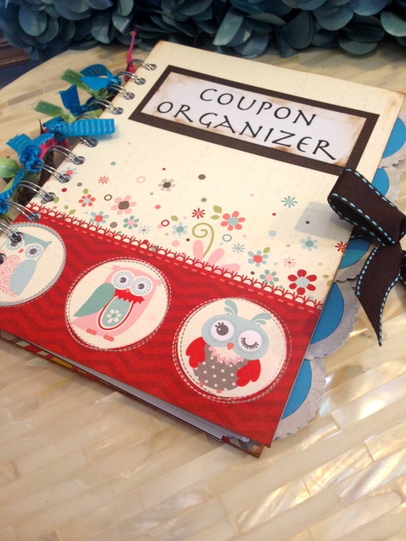 Coupon Organizer - Envelope system - Owl and Chevron Print