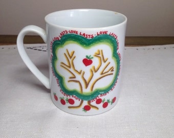 Vintage Mug LOVE LASTS San Francisco 1980 Counterpoint Cup