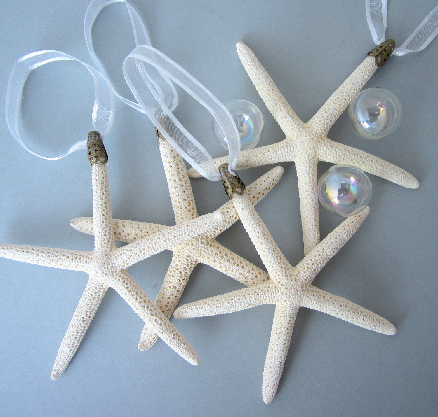 white starfish christmas ornaments beach by beachgrasscottage white starfish christmas ornaments beach by beachgrasscottage