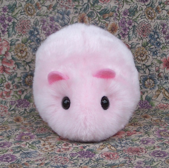 pink hamster plush