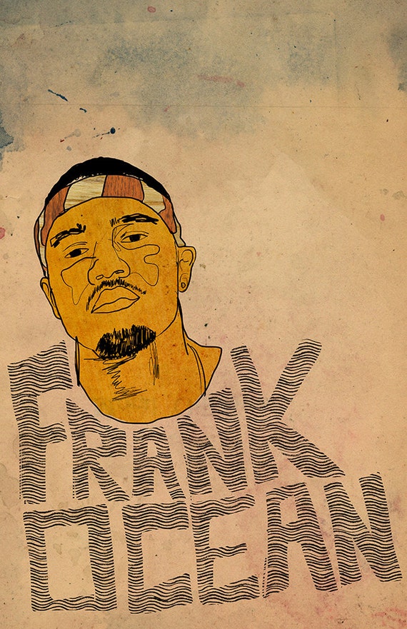 Frank Ocean Poster by dosecreative on Etsy