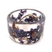 Bluebonnets Resin Bangle. Chunky Bangle with Blue Pressed Flowers. Real Flowers - Bluebonnets. Gift for Her. Personalized Jewelry. Engraved