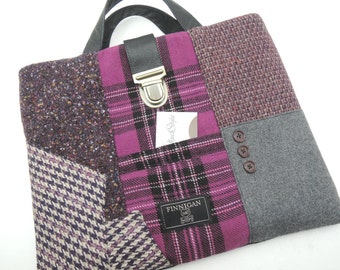 Macbook sleeve, iPad case, tote Recycled Suit Coat, Laptop Sleeve, 13" macbook Pro , Eco Friendly