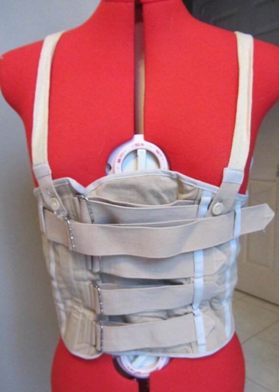Items similar to SALE! Vintage Antique Back Brace Corset Orthopedic