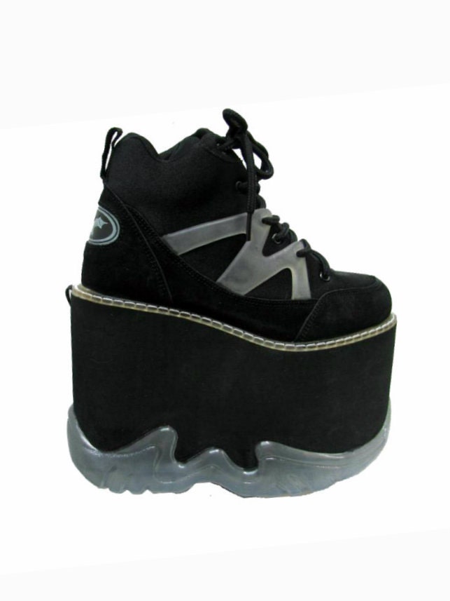 Club Kid Platform Shoes Womens Dzzack Rave Gym Stack Mondo
