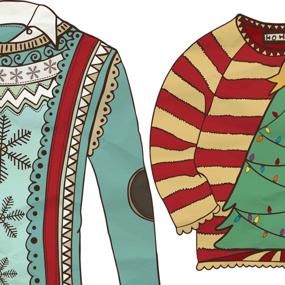 free ugly holiday sweater clip art - photo #40