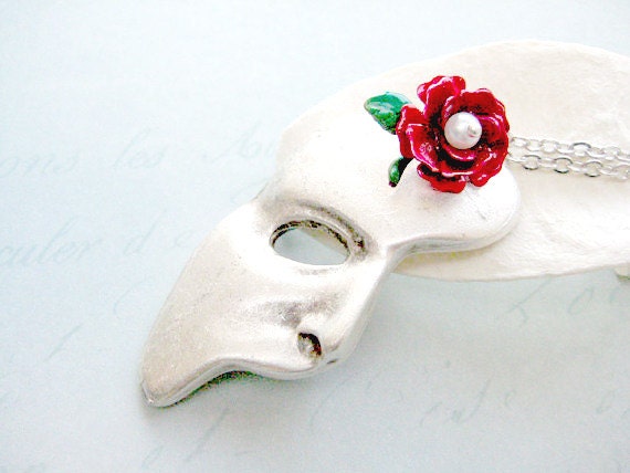 Mask Necklace, Phantom Of The Opera Necklace