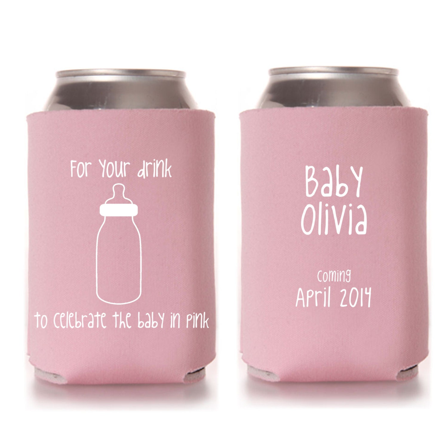 Girl Baby Shower For Your Drink to by yourethatgirldesigns on Etsy
