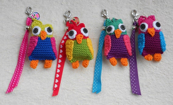 Patrón de crochet llavero Cigüeña Bóhu o Caballitos por wolgeit Patrón de crochet llavero Cigüeña Bóhu o Caballitos por wolgeit