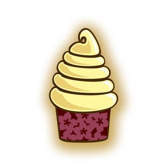 SVG Cut File Dole Whip for Disney Scrapbooking