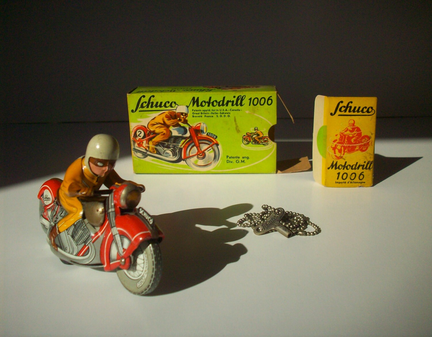 schuco motorcycle toy